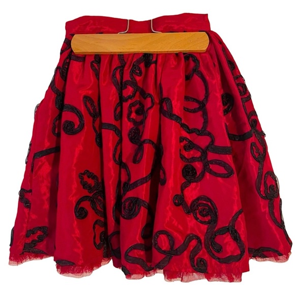 EUC Children’s Place Holiday Skirt Lined Satin Size 6x / 7 Adjustable to a sz 6 - Picture 1 of 7